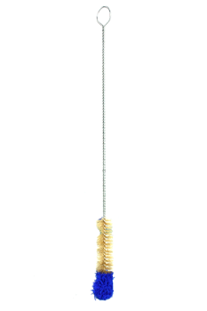 Reinigungsbürste mit Wollkopf 50cm Blau/Natur