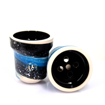 Let's Smoke Stone Inside Glaze - Brush Blue