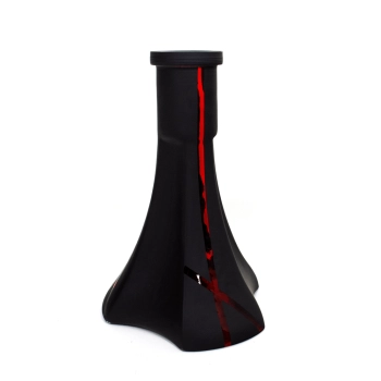 NeoLux Steckglas - Black Matt Red Stripes