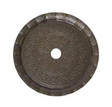Riesenteller 2 Antik Gold 35cm