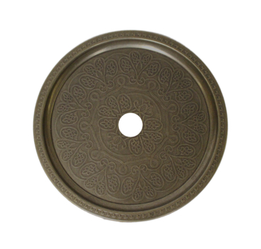 Riesenteller 1 Antik Gold 35cm