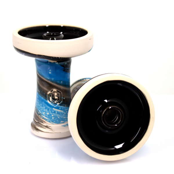 Let's Smoke Shaft Phunnel Inside Glaze - Brush Blue