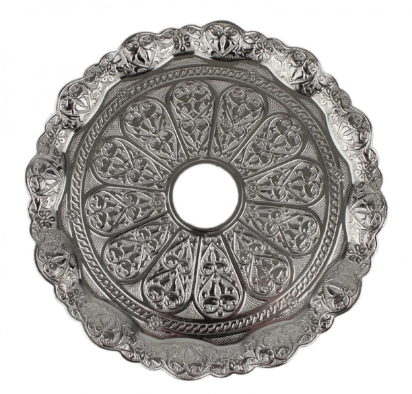 Tebzi Teller Oriental 22cm Silber