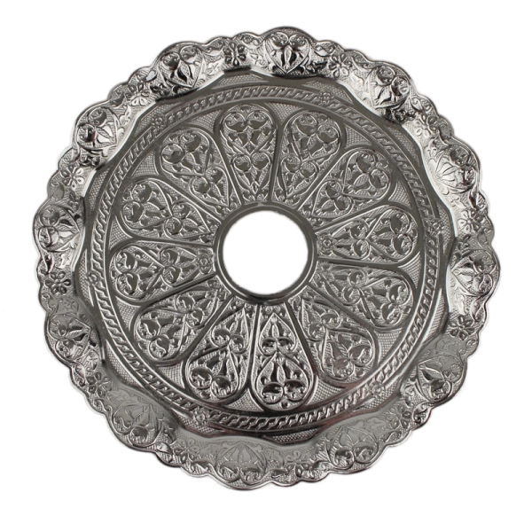 Tebzi Teller Oriental 22cm Silber