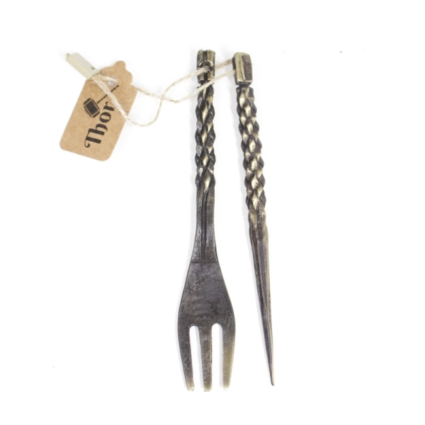 Thor Tabakgabel + Lochstecher Set