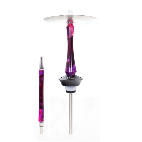 Union Hookah Sleek Rauchsäule Hybrid Epox Pink-Purple